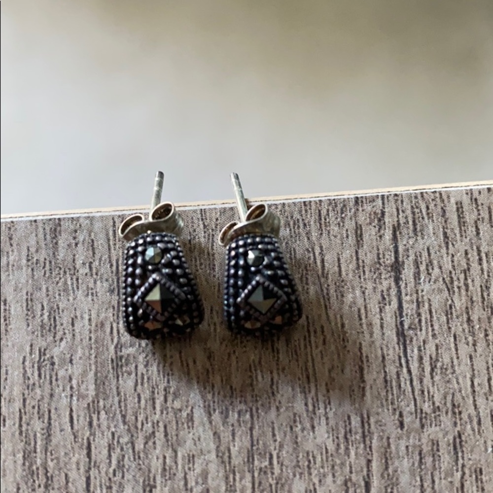 Black earrings
